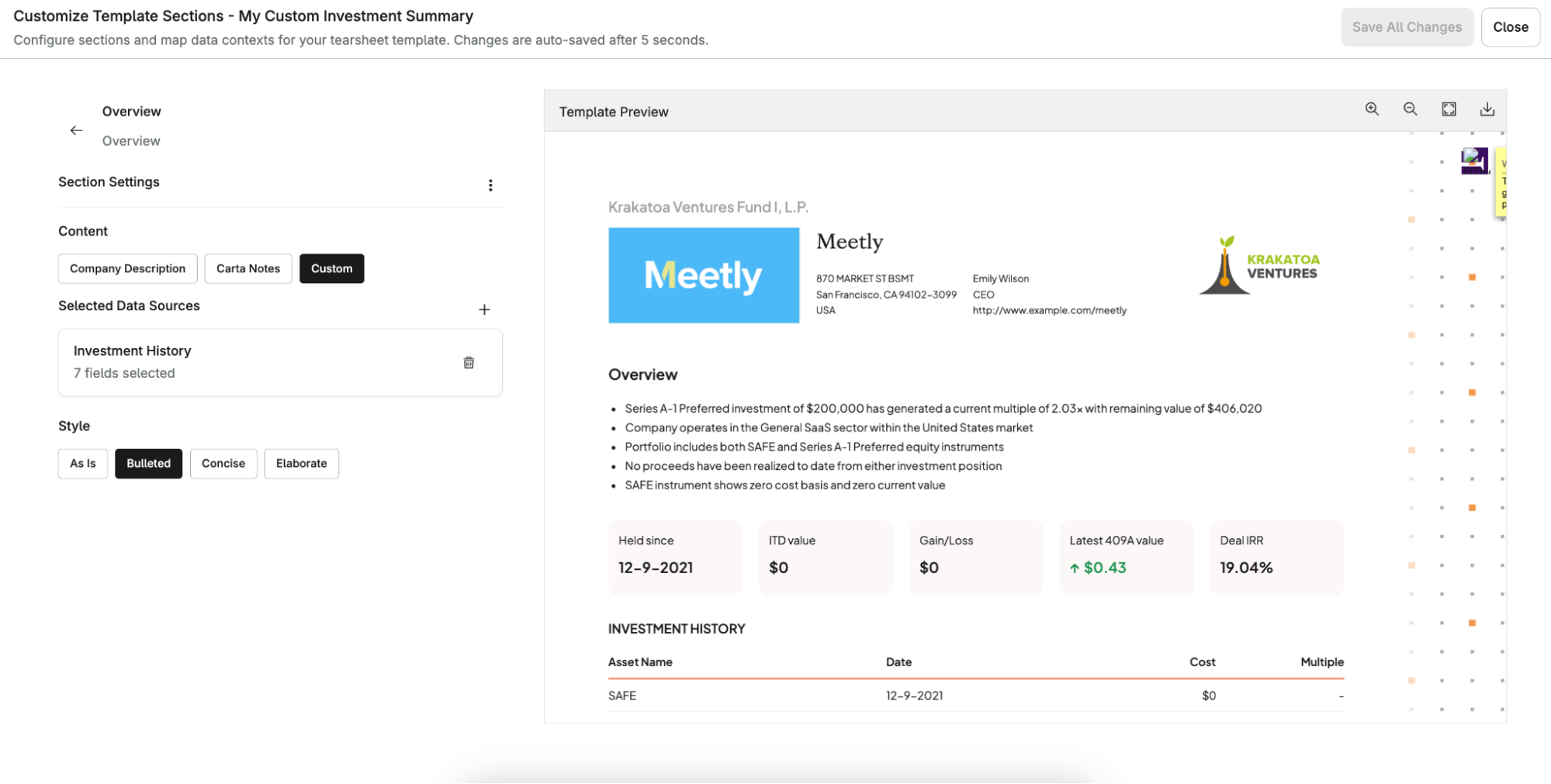 AI-assisted commentary generator product screenshot