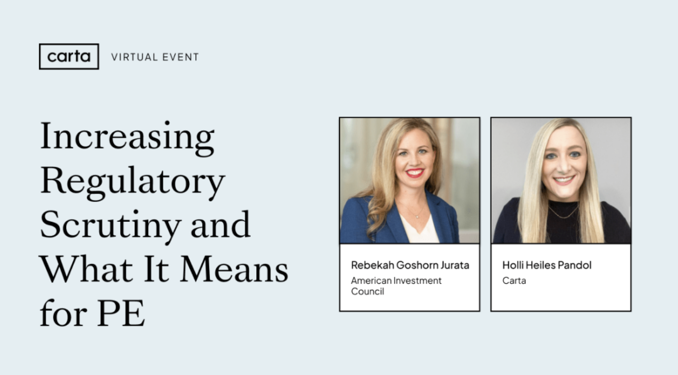 Increasing regulatory scrutiny and what it means for PE