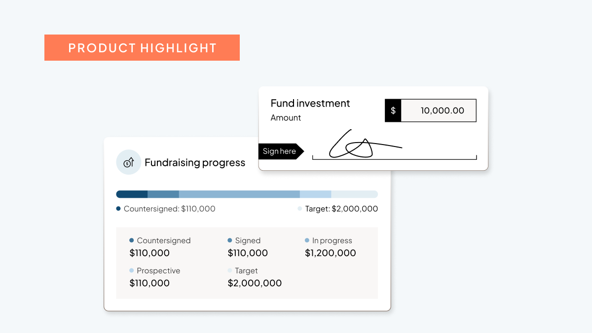 Manage fundraising end to end and stay aligned with your LPs