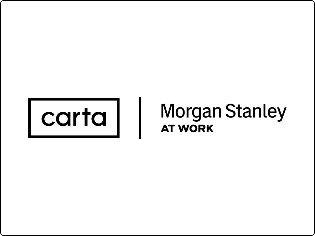 Carta announces exclusive streamlined solution with Morgan Stanley at Work for private companies seeking to IPO
