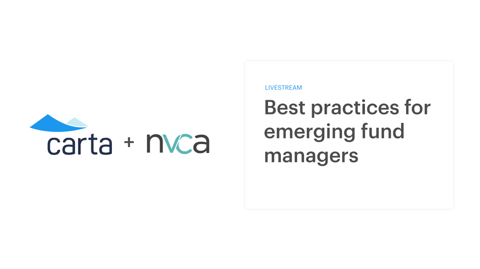 Best practices for emerging fund managers with Charles Hudson from Precursor | Carta