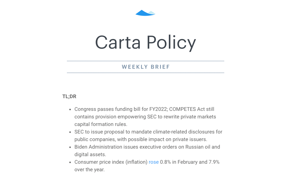 Policy Weekly newsletter sign-up