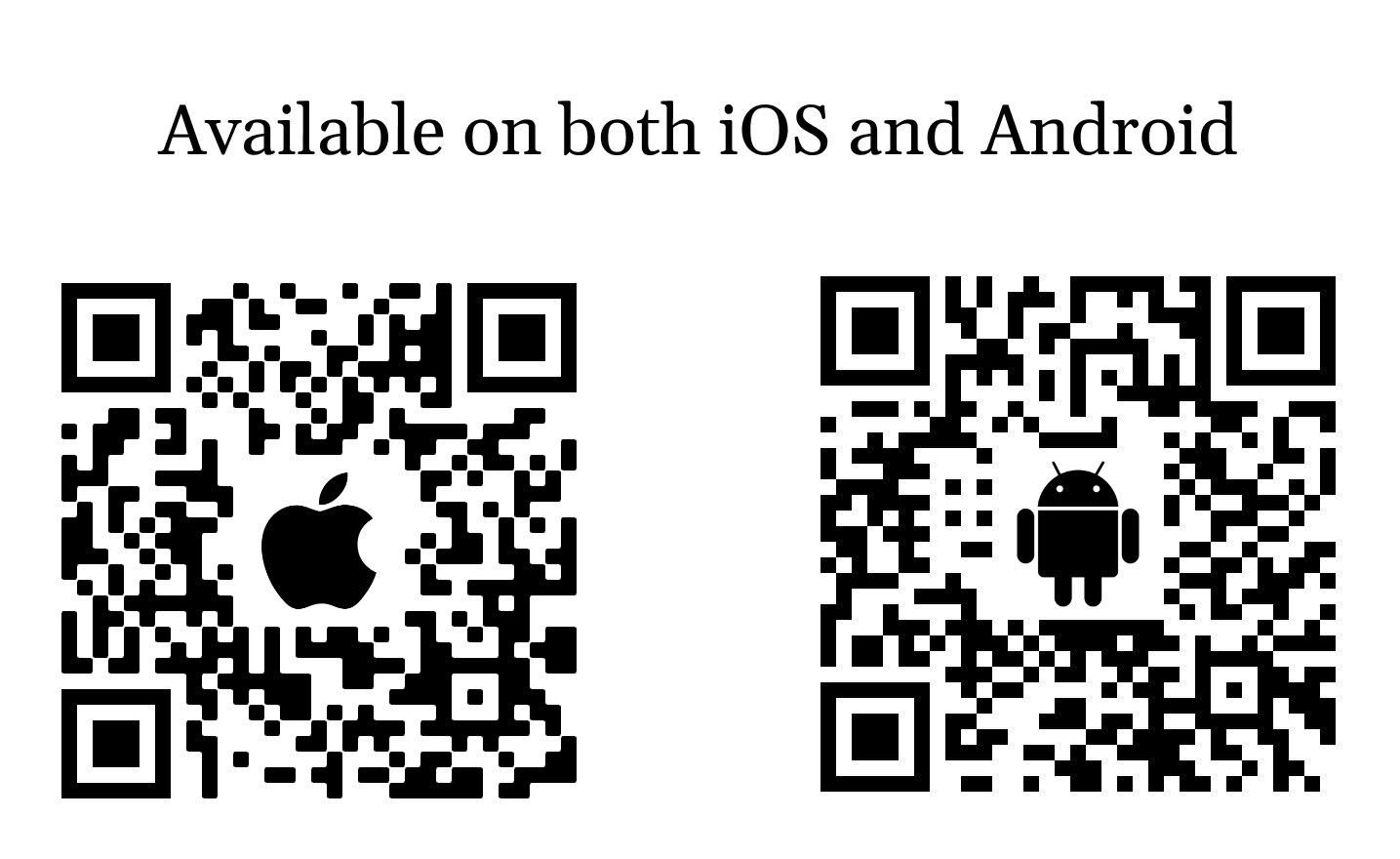 Carry download QR codes - onboarding